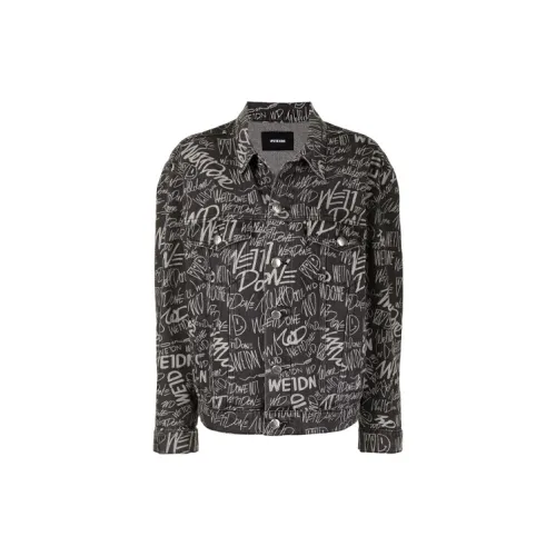 WE11DONE SS21 Denim Jacket Unisex Black