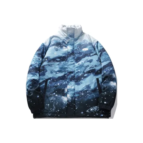 Guuka Хлопковый пуховик унисекс синий