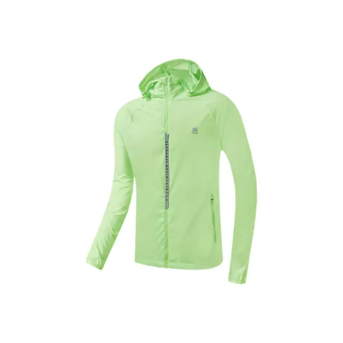 FILA ATHLETICS Флуоресцентный Прозрачный Зеленый GY Мужские Куртки