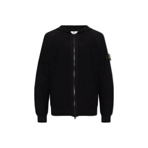 STONE ISLAND Черные Мужские Куртки