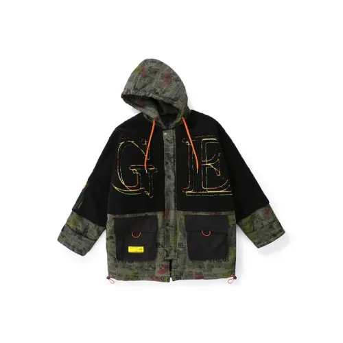 GENANX Черный Унисекс Пуховики