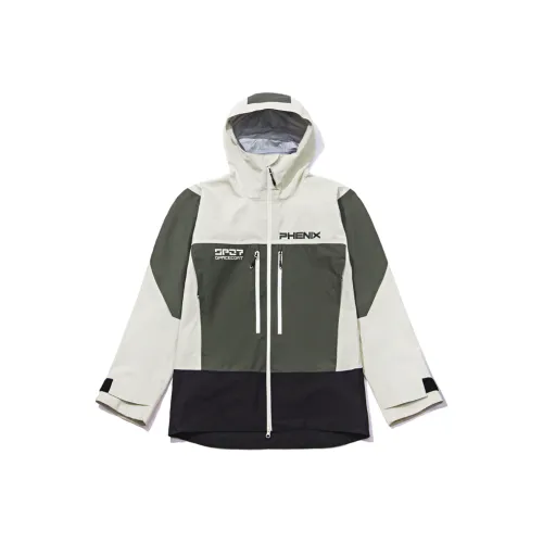 Phenix SP27 2023 Осенне-зимний Водонепроницаемый Ветрозащитный Дышащий и Устойчивый к Износу Ветровка Унисекс