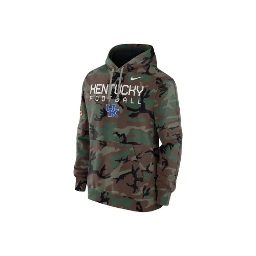 nike CollegeKentucky FW24 Wildcats Военный стиль Appreciation Клуб Толстовка Мужской Средний оливковый