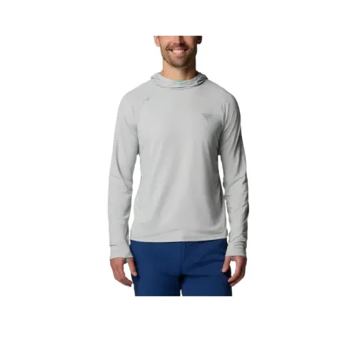 Columbia Wild Cast Omni Shade Omni Freeze Omni Wick Sweatshirt Men's Gray