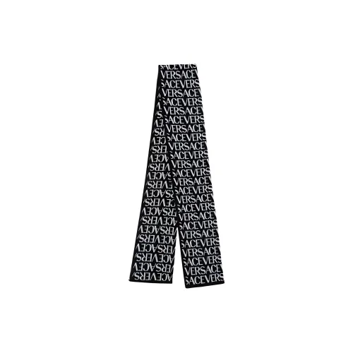 VERSACE Вязаные шарфы Мужской Черный