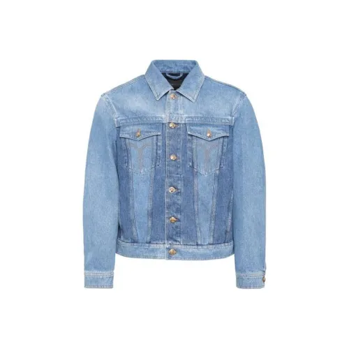 FANSIZHE SS22 Denim Jacket Men's Blue