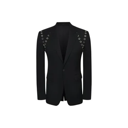 Alexander McQueen Черные Мужские Деловые Костюмы