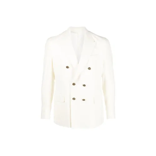 Eleventy FIRSTCLASS Made IN Italy Бизнес Костюм Пальто Унисекс Белый