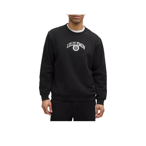 lululemon Steady State Crew Sock Collegiate Sweatshirt Men's Black