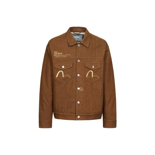 EVISU Denim Jacket Men's Coffee