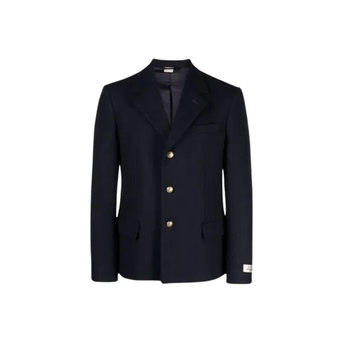 GUCCI SS23 Куртки и Пальто Мужской Морской Синий