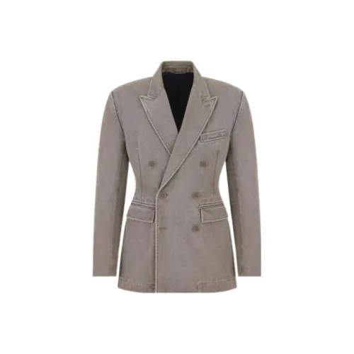 DIOR SS23 Бизнес-костюм Пальто Мужской Теплый Серый Коричневый