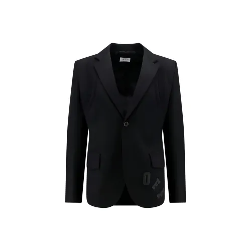 OFF Белый Бизнес Костюм Стандартный крой Мужской Черный