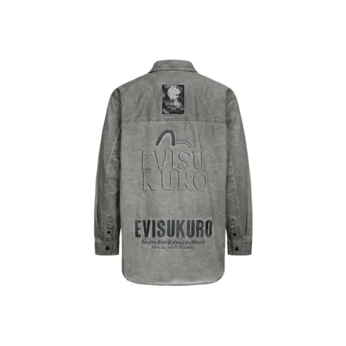 EVISU FW23 Denim Jacket Men's Gray