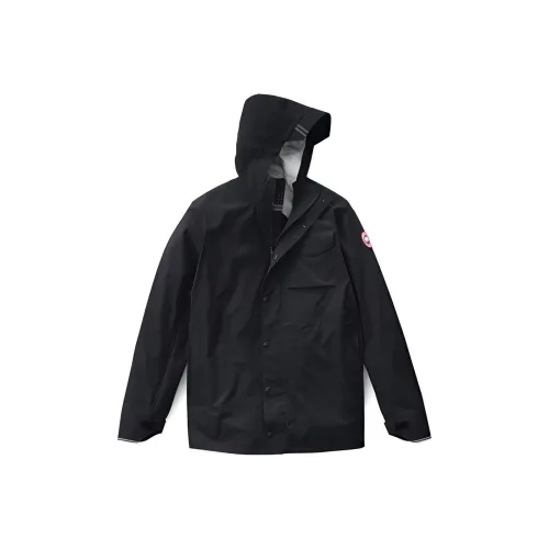 Canada Goose Nanaimo Series Водонепроницаемый Ветрозащитный And Дышащий Ветровка Мужской Черный