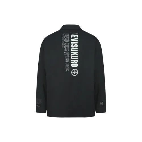 EVISU Черный Мужской Деловой Костюм