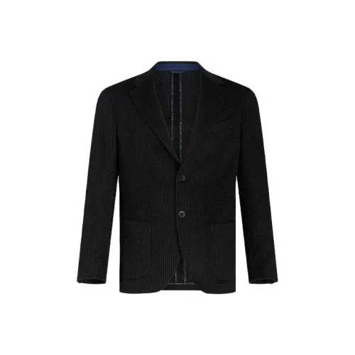 ETRO FW23 Бизнес-костюм мужской морской синий