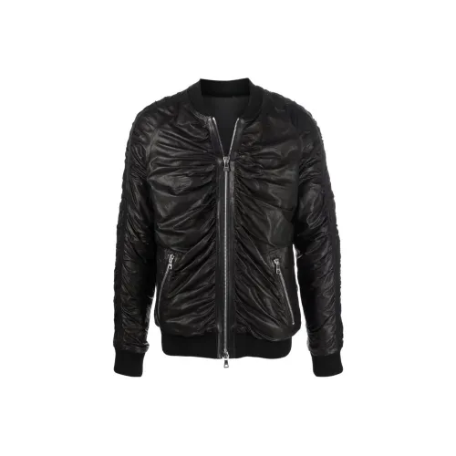 BALMAIN Мужские черные куртки