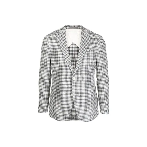 CORNELIANI FW23 Бизнес-костюм Пальто Мужской Многоцветный