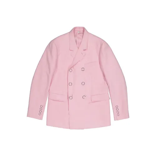 Burberry Бизнес-костюм мужской розовый