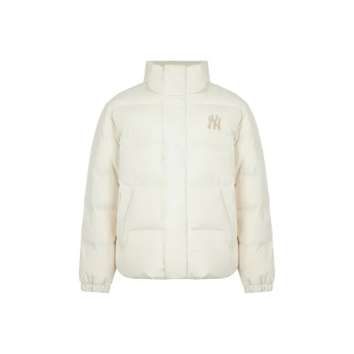 MLB Down Куртка Короткая Унисекс Молочно-белая
