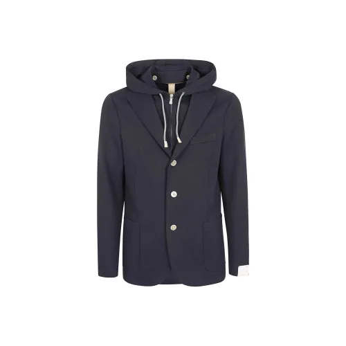 Eleventy FIRSTCLASS Made IN Italy Куртки Пальто Мужской Морской Синий