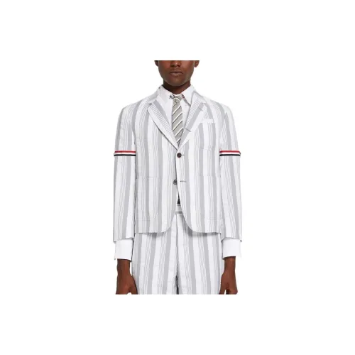 THOM BROWNE Белый Мужской Бизнес-костюмы