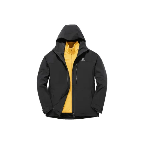 SALOMON Черная Унисекс Ветровка