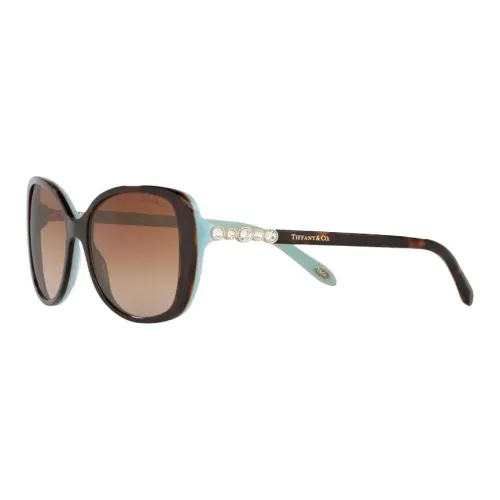 TIFFANY CO. Нерегулярная форма Солнцезащитные очки Женские Коричневый