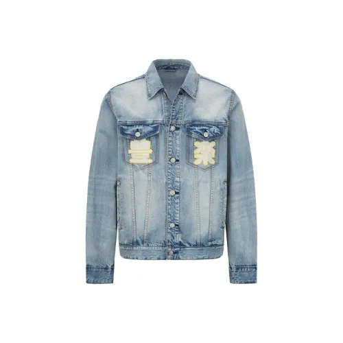 EVISU SS22 Denim Jacket Men's Denim Blue