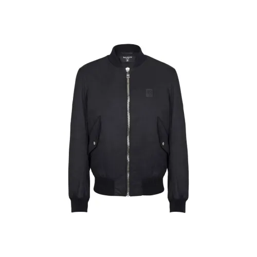 BALMAIN SS23 Куртки и Пальто Мужской Черный