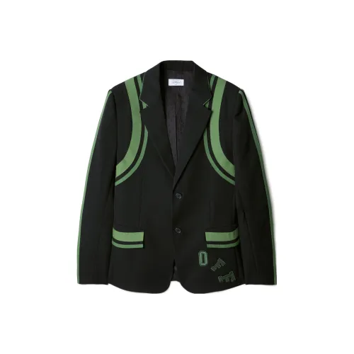 OFF Белый FW23 Бизнес-костюм Slim Fit Мужской Зеленый