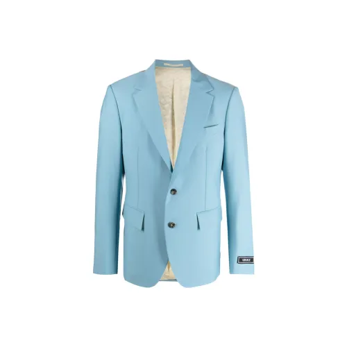 VERSACE Light Blue Men's Business Suits VERSACE Светло-голубые мужские деловые костюмы