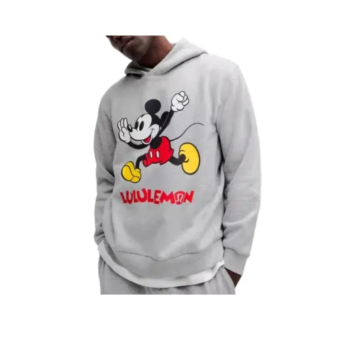 lululemon X Disney Steady State Толстовка Мужской Смешанный цвет Серебряный Капля воды