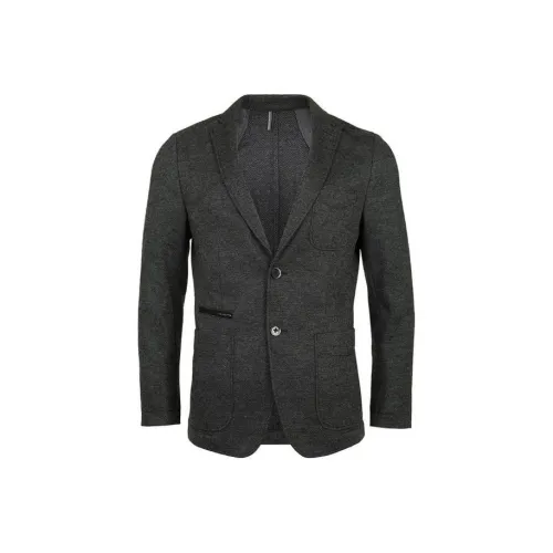 Hugo Boss Бизнес-костюм Пальто Мужской Черный