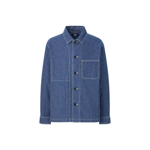 UNIQLO Denim Jacket Unisex Blue UNIQLO Деним Куртка Унисекс Синий