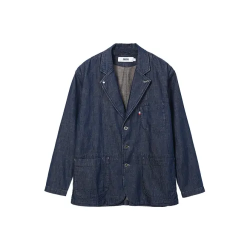 Prth Promethean Темно-синий Синий Мужской Деловой костюм