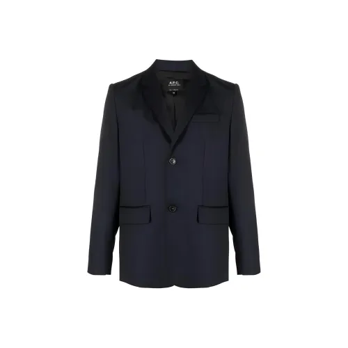 A.P.C. Joint Paragraph Темно-синий Синий Мужской Деловой костюм