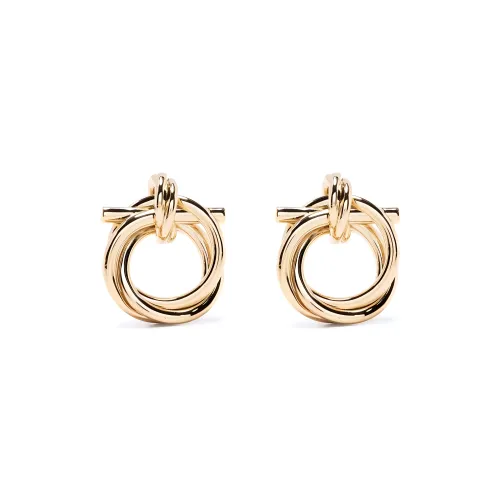 Ferragamo Металлические Серьги Золотые Женские