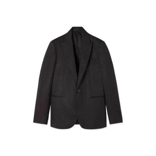 VERSACE SS23 Бизнес-костюм Пальто Мужской Черный