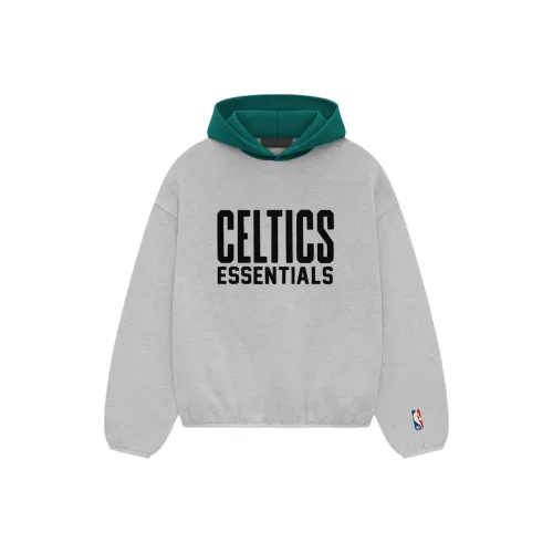 Fear Of God Essentials NBA Толстовка Мужская Светлый Туман Серый Светлый Меланжевый