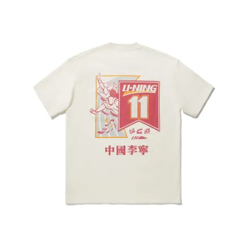 LINING Экрю Унисекс Футболка