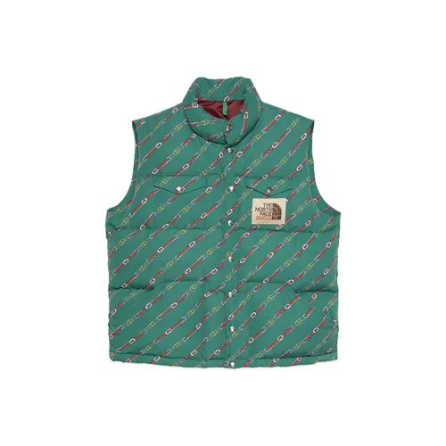 GUCCI Зеленый Унисекс Пуховый жилет