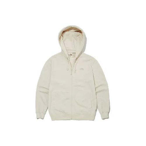 THE NORTH FACE Неокрашенный капюшон куртки и пальто ZIP UP унисекс бежевый