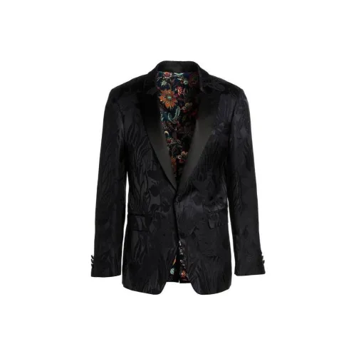 ETRO Черные Мужские Деловые Костюмы