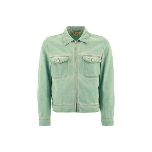 MARNI Зеленый Мужской Куртки