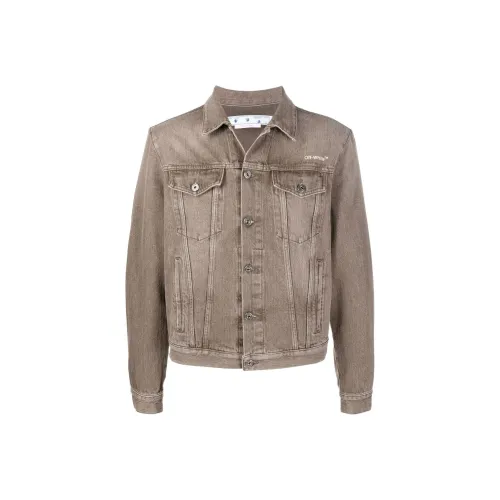 Off Белый Умбра Мужская Куртка