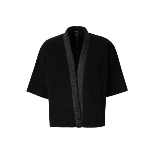 BALMAIN Мужские черные куртки