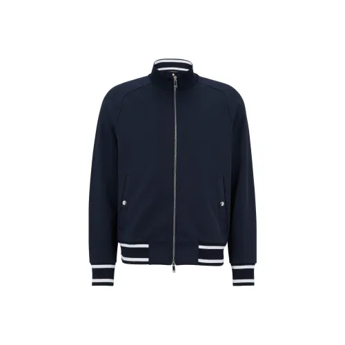 Hugo Boss Темно-синие мужские куртки