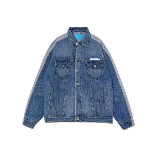 Guuka Denim Куртка Мужская Джинсовая Синяя